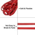 thumbnail image 3 of Unique Bargains Flat Leather Cord, 5.5 Yard 3mm Leather String Strips for DIY Crafts, Red, 3 of 6