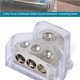 thumbnail image 3 of Riwesomey Bloque de distribución de energía de 3 vías, distribuidor de tierra, bloque de conexión para amplificador de coche, divisor de Audio Automoción decorativa y accesorios, 3 of 6