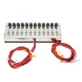 thumbnail image 1 of 12 Gang Switch Panel, 15A ON Off Switch Panel Polished Surface4  for Racing Cars, 1 of 7