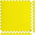 thumbnail image 2 of Meister X-THICK 1.5" Interlocking EVA Foam Mats - 2X Cushion for Wrestling, MMA Takedowns & Gymnastics - 2'x2' Tiles - Yellow - 36 Tiles (144 Sqft), 2 of 4