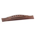 thumbnail image 2 of 6 Cordes en Bois de Rose Selle Traversante Pont de Guitare en Forme de Queue de Poisson pour Guitare Acoustique Folk Pièces de Rechange Accessoires, 2 of 5