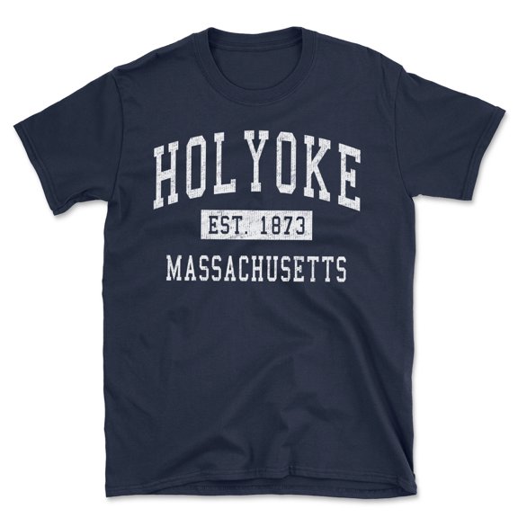 Holyoke Massachusetts Classic Established Men's Cotton T-Shirt