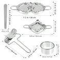 2 Sets Dumpling Maker Mold Dumpling Press Dough Pressing Tool Pierogi