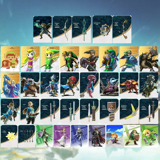 Tarjeta de enlace de juego Chip NFC The Legend of Zelda para decoración de colección