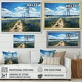 thumbnail image 4 of Designart "Electric Horizons Power Lines wall art II" Power Lines Floater Framed Canvas Art Print, 4 of 7