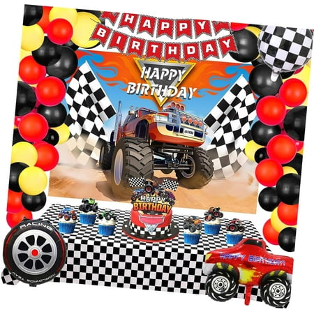 SKYSONIC Space-Themed Birthday Party Decorations, Including Solar System Tablecloth, Astronaut Banner, Backdrop, Cake Toppers, Balloons, and Stickers for an Outer Space Celebration