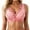 Pink, variant on LIUYUNNN Summer Backless Seamless Front Closure Bra For Push Up Non Padded Wirefree Bralette Comfortable Desire Underwear Sports Bra Medium, Size M