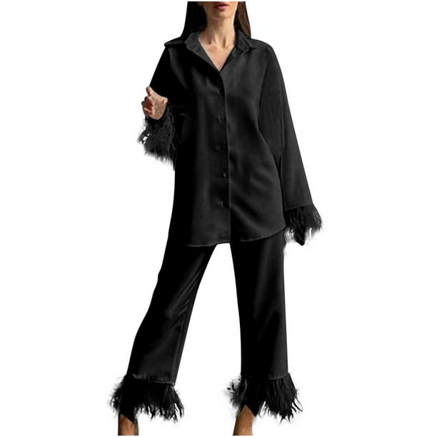 Conjunto de Blusas Para Mujer Blusas de Manga Larga Otoño Nuevo Conjunto de Camisa Drapeada Con Bolsillo de Plumas Odeerbi ODB186522