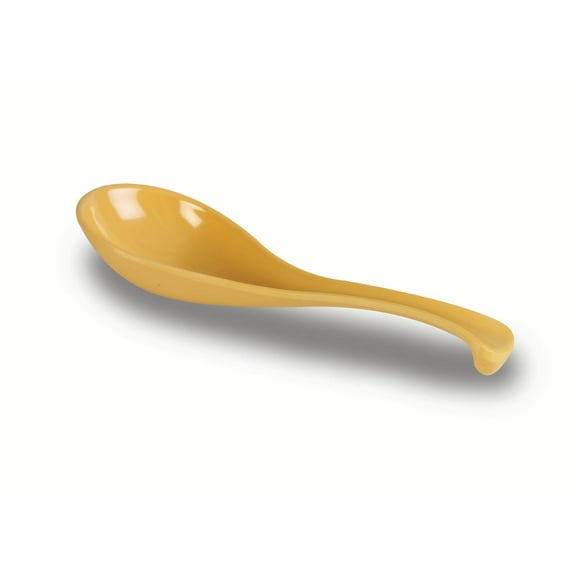 Excellante Color Yellow Melamine Dinnerware Collection 1 oz., 6 3/8" Spoon, Comes In Dozen