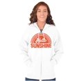 thumbnail image 4 of Hello Sunshine Positive Vibes Beachy Zip Hoodie Sweatshirt Women Brisco Brands S, 4 of 6