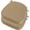 Antique Beige, variant on Outdoor Chair Cushions Set of 2, 19" x 19" x 3" Thick D-Shaped Patio Furniture Outdoor Seat Cushions Waterproof with Ties, Dining Pads