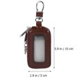 thumbnail image 4 of 1 bolsa para guardar llaves de coche de piel de vacuno, con cremallera, para colgar en la cintura, 4 of 7