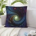 thumbnail image 6 of ZICANCN Abstract Fractals Spiral Decorative Throw Pillow Covers, Bed Couch Sofa Decorative Knit Pillow Covers for Living Room Farmhouse, 22"x22", 6 of 8