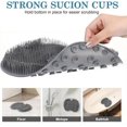 thumbnail image 5 of Rufenpurify Silicone Shower Foot Scrubber Mat, 2025 New Rufen Purify Silicone Back and Foot Shower Scrubber Mat with Wall-Mounted, Non-Slip Suction Cups (Yellow), 5 of 8