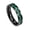 Black Plated Green, variant on Women Eternity Rings Full Cubic Zirconia Wedding Band Engagement Ring Love Statement Jewelry Black Plated Green Size 9