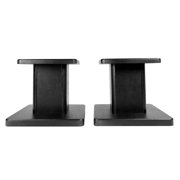(2) Rockville RockShelf 68W White 6.5 Home Bookshelf Speakers+8 Speaker Stands