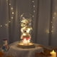 thumbnail image 2 of Specollect 2 Pcs Rose Flower Dome Night Light with LED, Romantic Home Decor Gift for Women, Preserved Real Rose and Teddy Bear, Warm White Lights for Bedroom Desk Decoration, 2 of 8