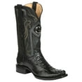 thumbnail image 3 of El General Men's Exotic Caiman Nuca Cowboy Boots - Black 45521, 3 of 7