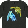 thumbnail image 4 of Inktastic Sea Turtles Swimming Together Boys or Girls Long Sleeve Toddler T-Shirt, 4 of 5