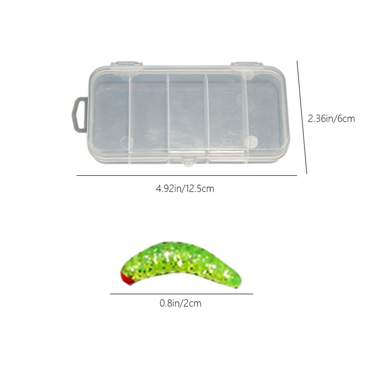 50 Pcs Soft Silicone Maggot Worm, Soft Maggot Baits Fake Bread