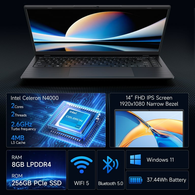 RNRUO 14 inch Windows 11 Laptops New Intel Celeron N4000 2.6 RNRUO 14 inch Windows 11 Laptops New Intel Celeron N4000 2.6