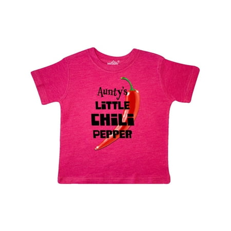 

Inktastic Aunty s Little Chili Pepper Gift Toddler Boy or Toddler Girl T-Shirt