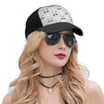 thumbnail image 5 of Naloa Panda Bear Adult adjustable Print Baseball Hat, Patchwork curved brim baseball capfor Men and Women, One Size, 5 of 5