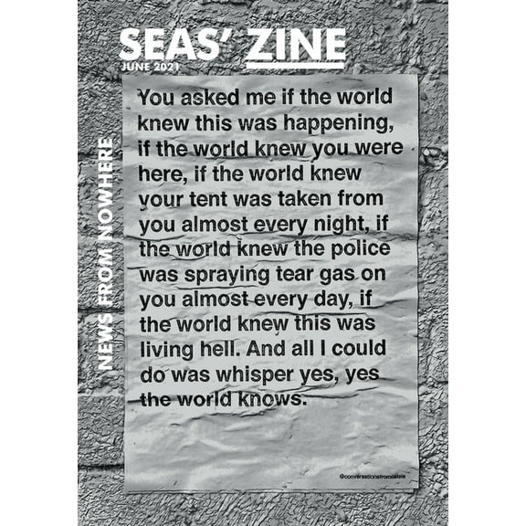 News From Nowhere: Exhibition's zine on displacement & refuge, (Paperback)