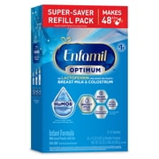 (3 pack) Enfamil Optimum (Enspire) Powder Baby Formula, Our Closest to Breast Milk, 30 oz Refill