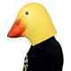 thumbnail image 4 of Máscara de pato amarillo Quacker látex hecho suave Cos lindo sombrero de pato amarillo accesorios de Cosplay para fiesta de Halloween bonito regalo, 4 of 5