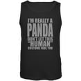 thumbnail image 1 of Halloween Human Panda Costume Mens Tank Top, 1 of 1
