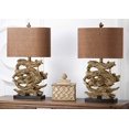 thumbnail image 1 of Safavieh Lighting Collection Forester Brown 26.5-inch Table Lamp (Set of 2), 1 of 5