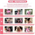 thumbnail image 5 of Dalrosia Puppy Dog Harness and Leash Set Purple Lace Floral Dog Vest Harness for Small Dogs Cute Soft Mesh Escape Proof Pet Cat Vest Harness, 5 of 7