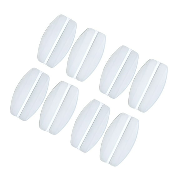 More of Me to Love Bra Strap Holder 4-Pack White (8 Units) - Keeps Straps On Shoulders