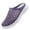 Purple, variant on Mule Clogs for Women Backless Sneakers Mesh Breathable Flat Mule Shoes On Closed Toe Slippers with Arch-Support Comfortable Soft Soles Walking Sandals(Pink,6)