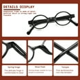 thumbnail image 3 of BONCAMOR 5 Pack Reading Glasses for Men and Women Oval Frame Fashion Eyeglasses, 3 of 8