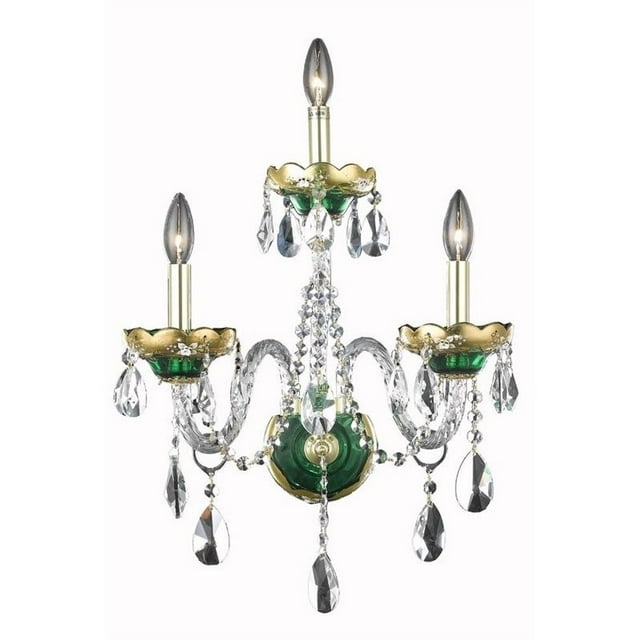 Elegant Lighting Alexandria 16" 3 Light Elements Crystal Wall Sconce