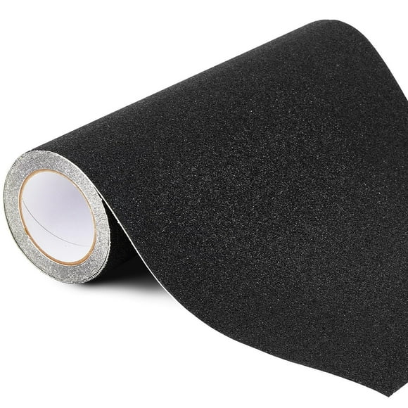 Cinta antideslizante Watersay de 40 cm x 6 m, impermeable, negra