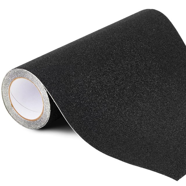 Cinta antideslizante Watersay de 40 cm x 6 m, impermeable, negra