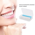 thumbnail image 3 of Cepillo Interdental Silicona Limpieza Dental Suave Herramienta () Azul, 3 of 7