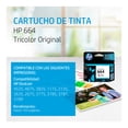 thumbnail image 2 of Cartucho de Tinta HP 664 Tricolor (F6V28LA), 2 of 6