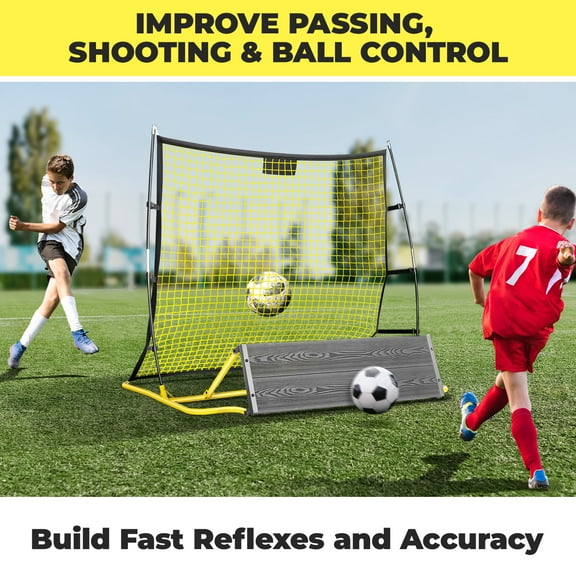 2 in 1 Soccer Rebounder Net & Board for All Players