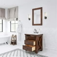 thumbnail image 7 of Water Creation Aberdeen 30" Wood Single Bathroom Vanity in Brown & White, 7 of 7