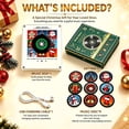 thumbnail image 2 of Spin Christmas Music Box Fridge Magnet, Vinyl Record Player with NFC Sound, 2PC, 2 of 6