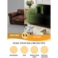 thumbnail image 5 of Dark Sea Green Black Ombre Couch Cover for 2 Cushion Couch, Modern Gradient Abstract Art Washable Love Seat Sofa Covers Slipcover, Throw Sofa Covers for Pets, Furniture Protector 71"x102", 5 of 9