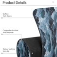 thumbnail image 4 of Yayeee Faucet Mat for Kitchen Sink 14.7" Diatomite Long Splash Guard Pad, Blue Watercolor Mountain Pattern, 2 Pack, 4 of 7