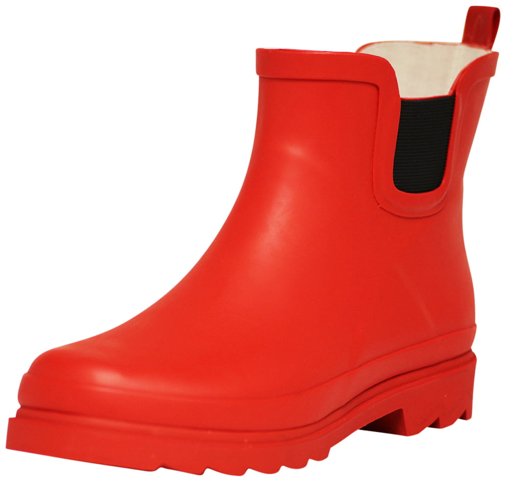 Womens Ankle Rain Boots Ladies Waterproof Winter Spring Garden Boot NORTY