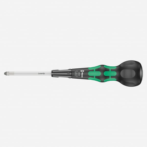Wera 007910 Kraftform Ball-Grip Pozidriv Screwdriver, PZ2 x 100 mm