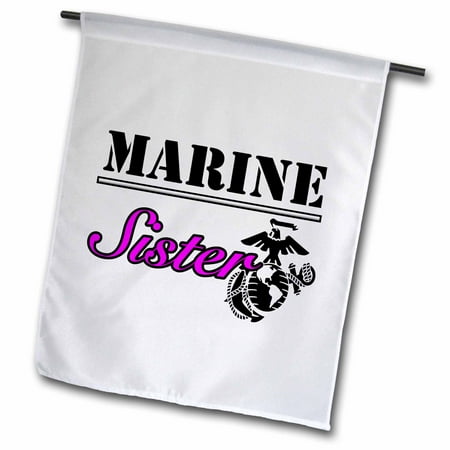 Marine Sister 18 x 27 inch Garden Flag fl-149803-2