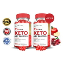 (2 Pack) Lifetime Keto ACV Gummies 1000MG Dietary Supplement 120 Gummys